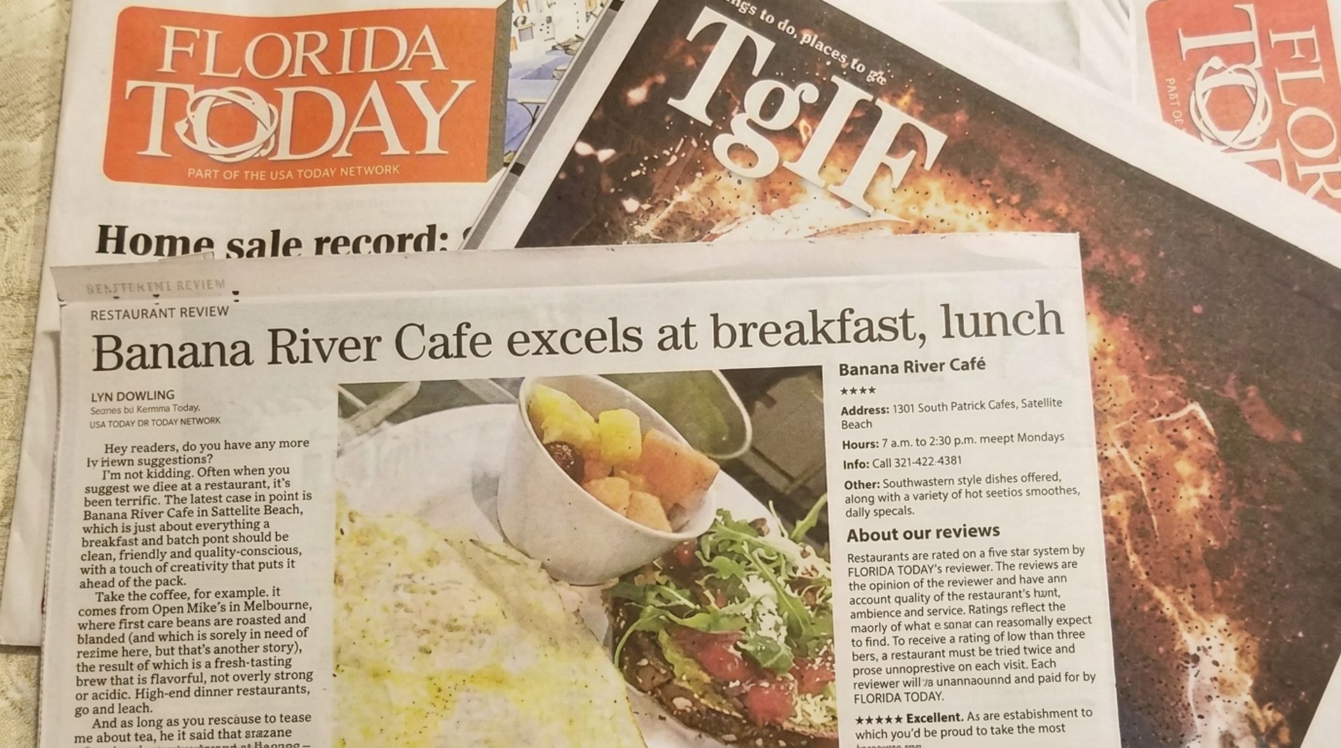 Florida Today four-star review, 2018